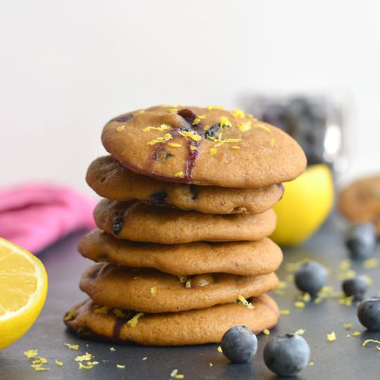 Blueberry Lemon Yogurt Cookies