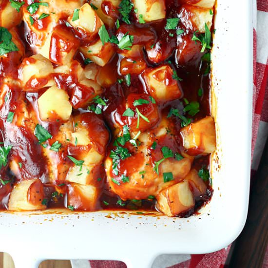 Easy Barbecue Pineapple Chicken