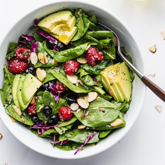 Berry Delicious Spinach Salad