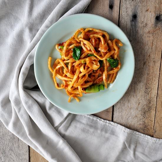 Homemade Chow Mein Noodles