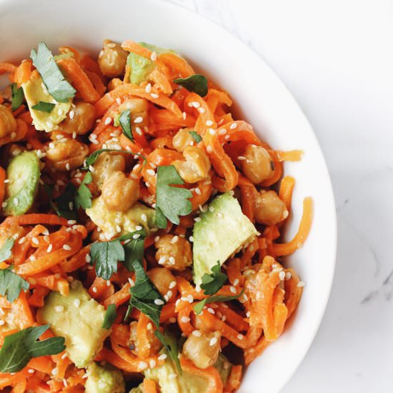 Spring Carrot Noodle Salad