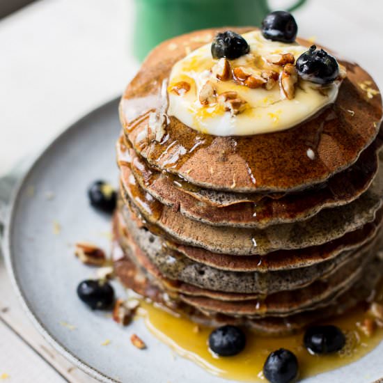 buckwheat pancakes & salted butter