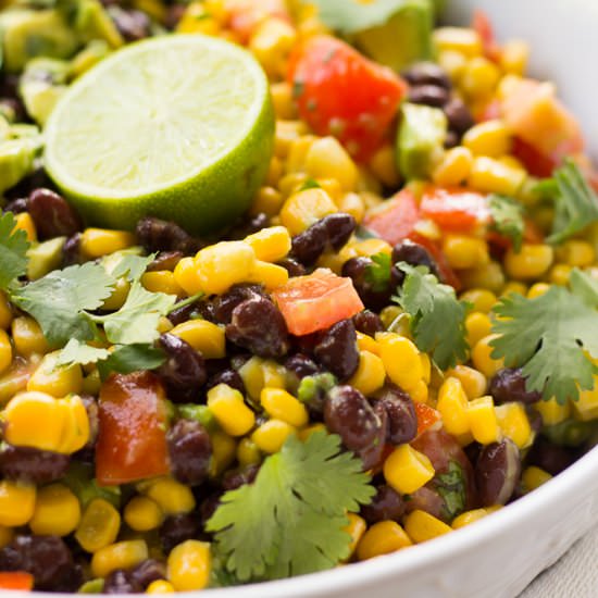 Black Bean Corn Avocado Salad