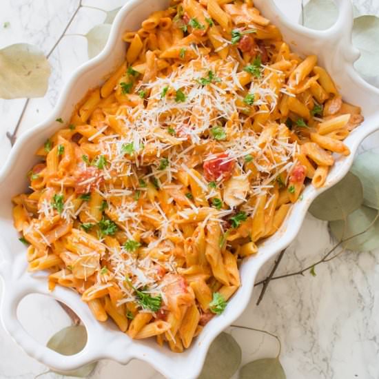 Mushroom Pasta Alla Vodka