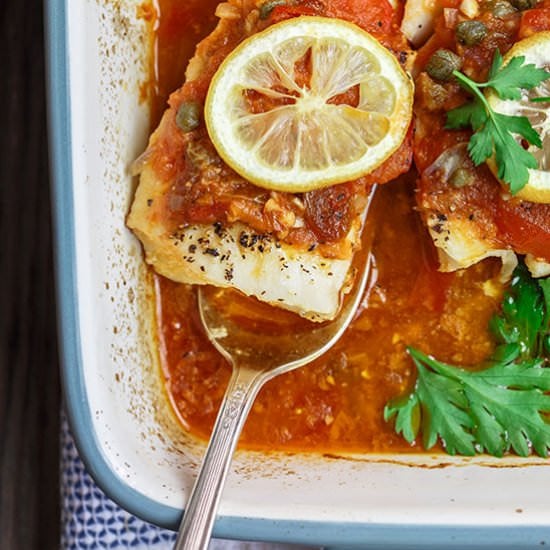 Mediterranean Baked Fish