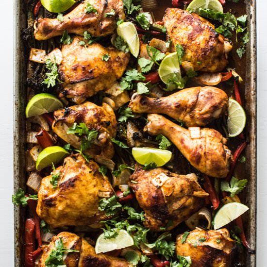 Sheet Pan Gochujang Chicken