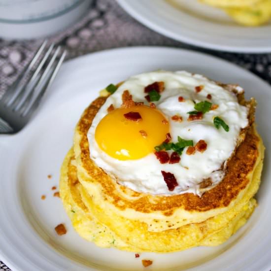 Jalapeño Bacon Corn Pancakes