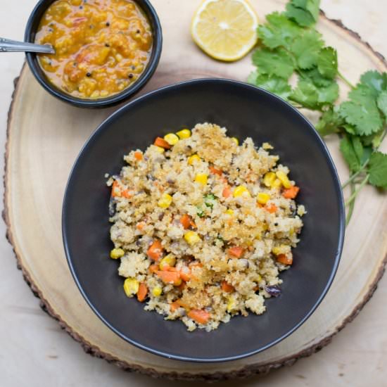 Broken wheat / dalia upma