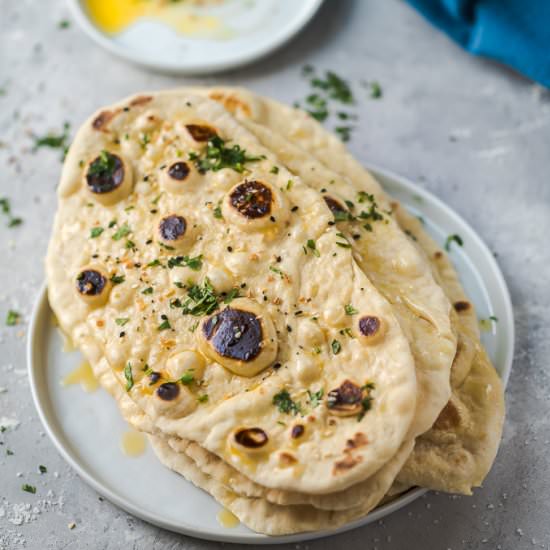 easy 10-minute naan