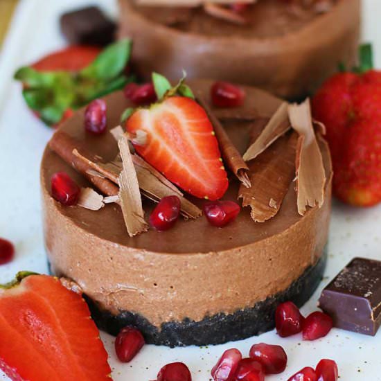 Vegan Chocolate Cheesecake