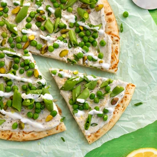 Plant-Based Pea Pizza