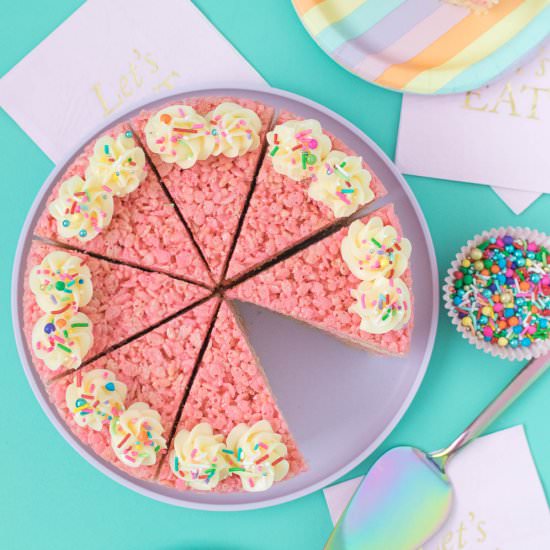 Rice Krispies Treats Cake