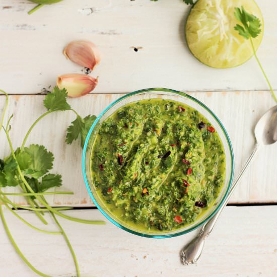 HOMEMADE CHIMICHURRI – HERBY PACKED
