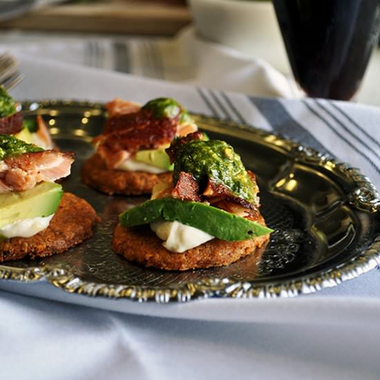 Spanish Avocado Salmon Bites