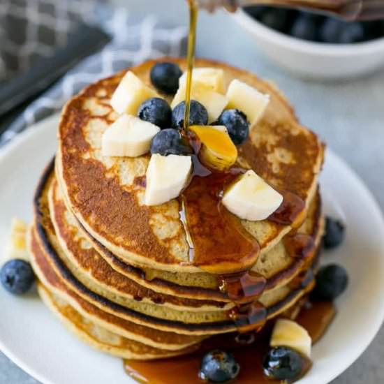 Blueberry Banana Pancakes