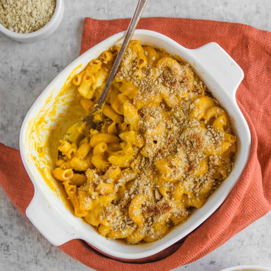 Baked Vegan Mac & Cheese