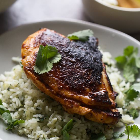 Chile Crusted Chicken
