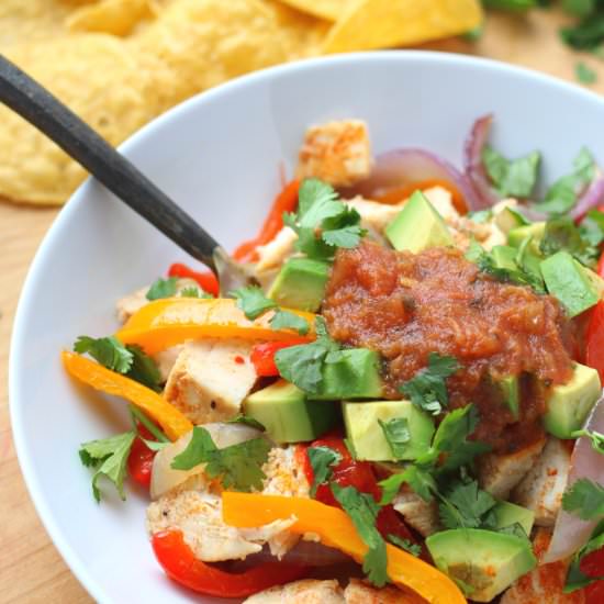 Baked Chicken Fajitas
