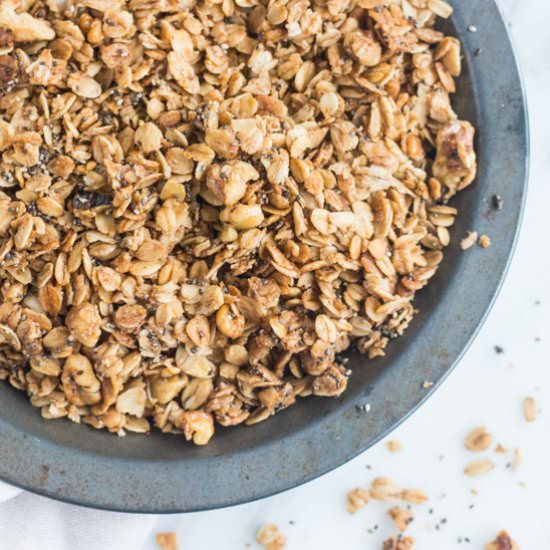 Low FODMAP Maple Walnut Granola