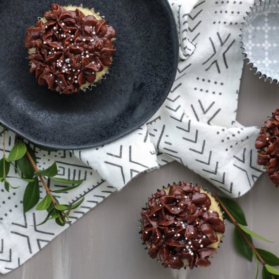 Dairy-Free Coconut Cupcakes