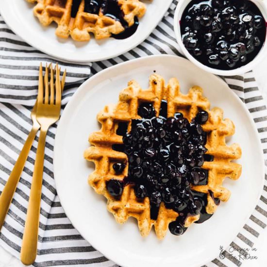 Lemon Poppyseed Waffles