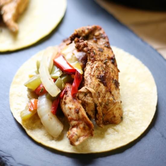 Gluten-Free Skillet Chicken Fajitas