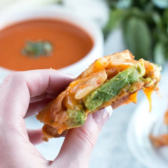 Avocado Kimchi Grilled Cheese
