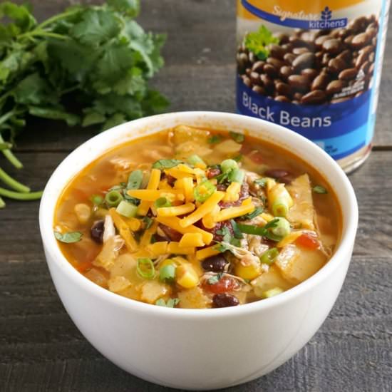 Instant Pot Chicken Tortilla Soup