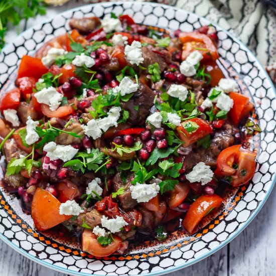 Smoky Aubergine Salad