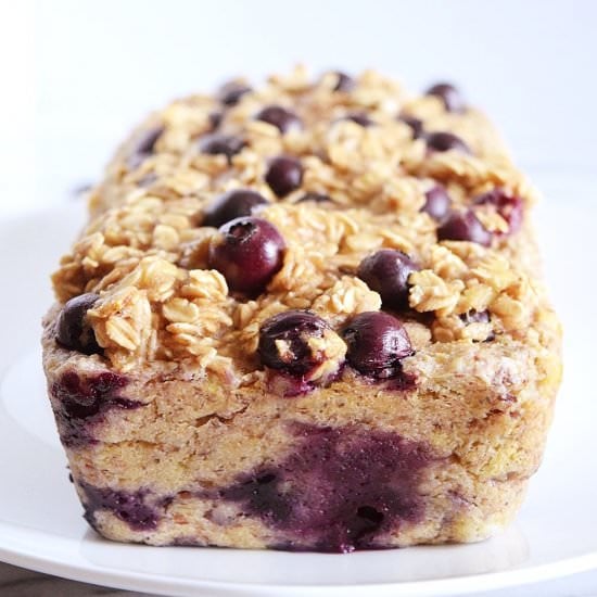 Vegan Blueberry Crumb Banana Bread