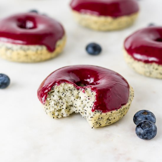 Baked Lemon Poppy Seed Donuts