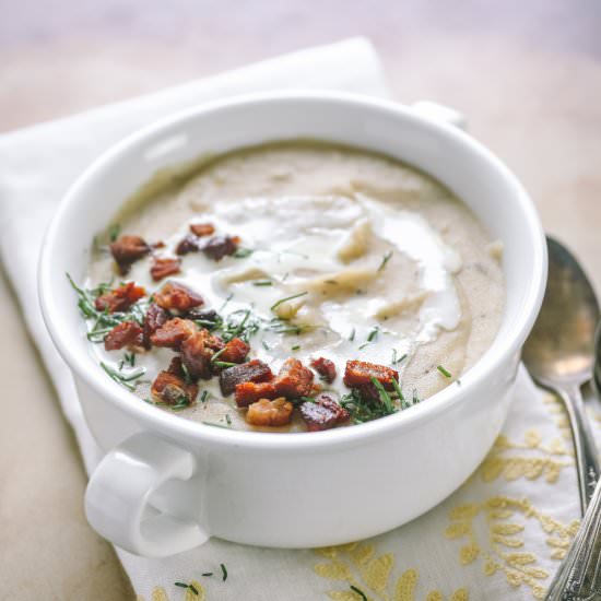 Slow Cooker Baked Potato Soup