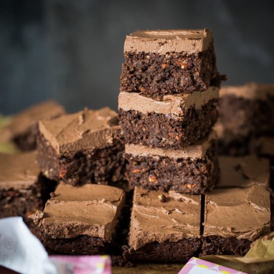 GF Double Chocolate Brownies