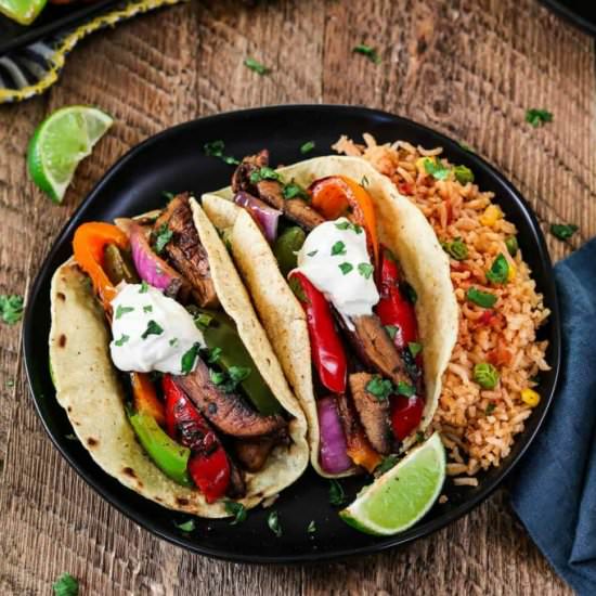 Portobello Vegan Fajitas