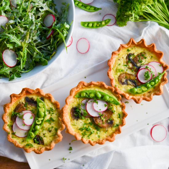 Spring Veggie Mini Quiche’s