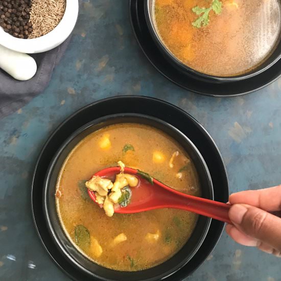 South Indian Style Chicken Soup