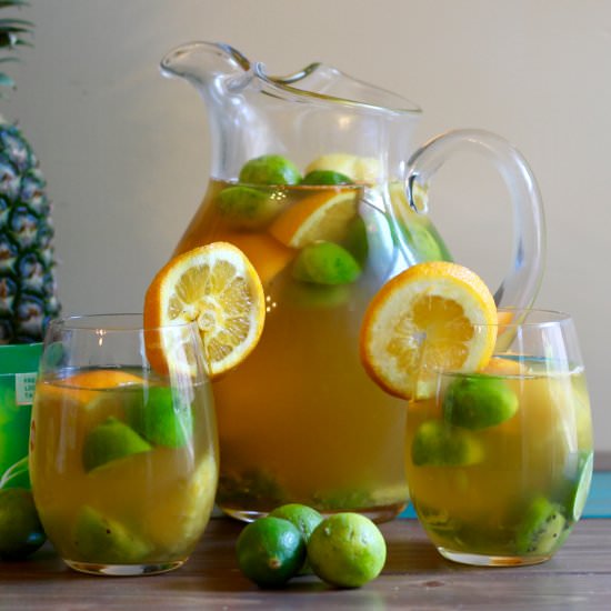 Tropical Green Tea Virgin Sangria