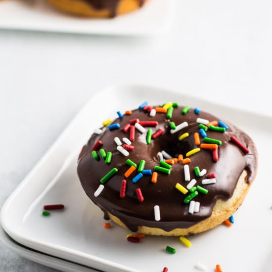 Chocolate Frosted Doughnuts