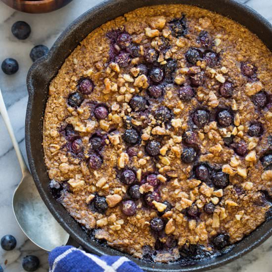 Blueberry Oatmeal Bake