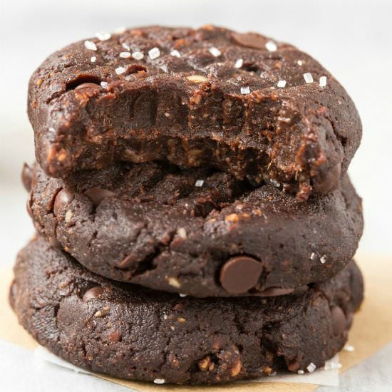 Healthy No Bake Brownie Cookies