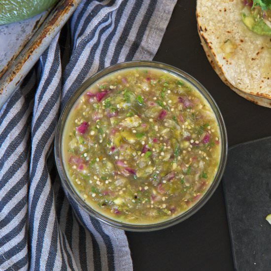 Easy Tomatillo Salsa
