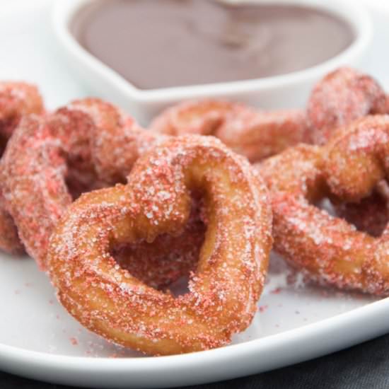 Heart-Shaped Churros