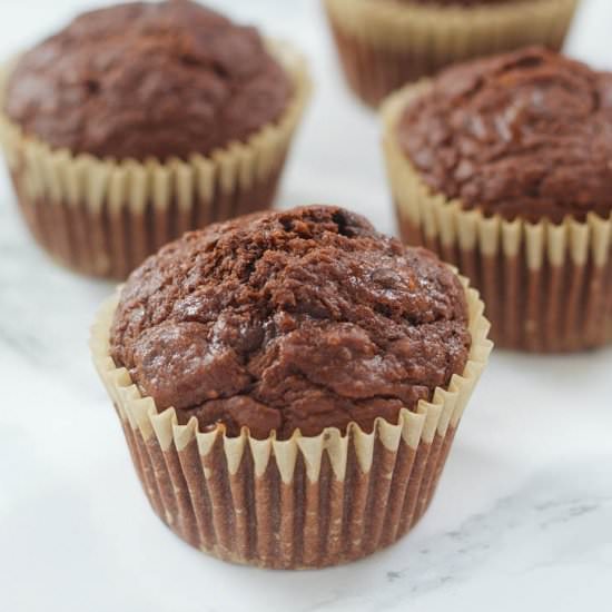 Healthy Chocolate Muffins