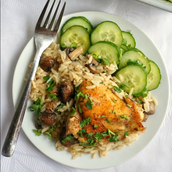 Baked Chicken and Rice