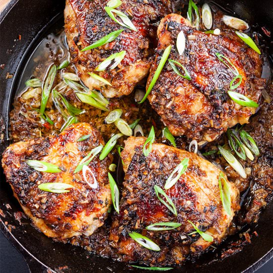 Spicy Lemongrass Roast Chicken