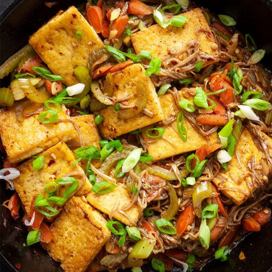 Easy Tofu & Vegetables Stir Fry