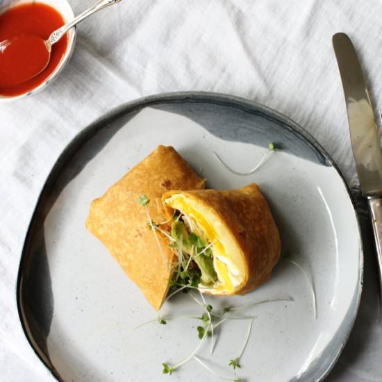 Gluten free breakfast wraps