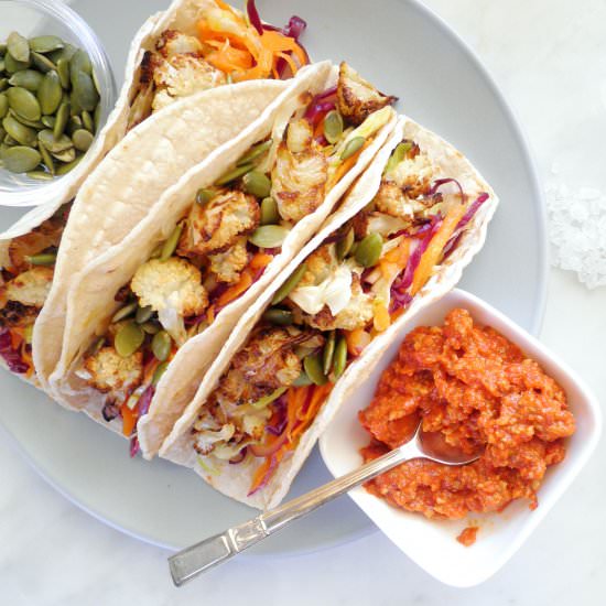 Colourful Veggie Tacos