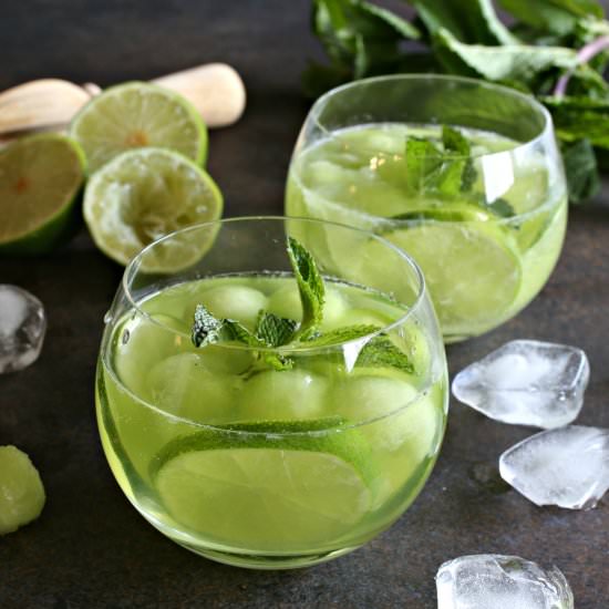 Honeydew Melon Mojitos