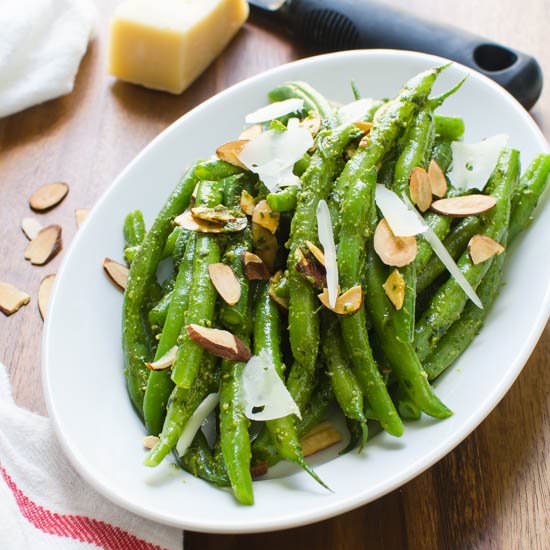 Spring Pesto Green Beans